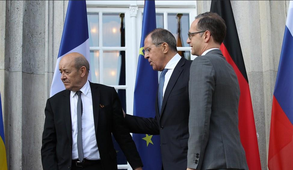 Le Drian, Lavrov i Mas - Avaz