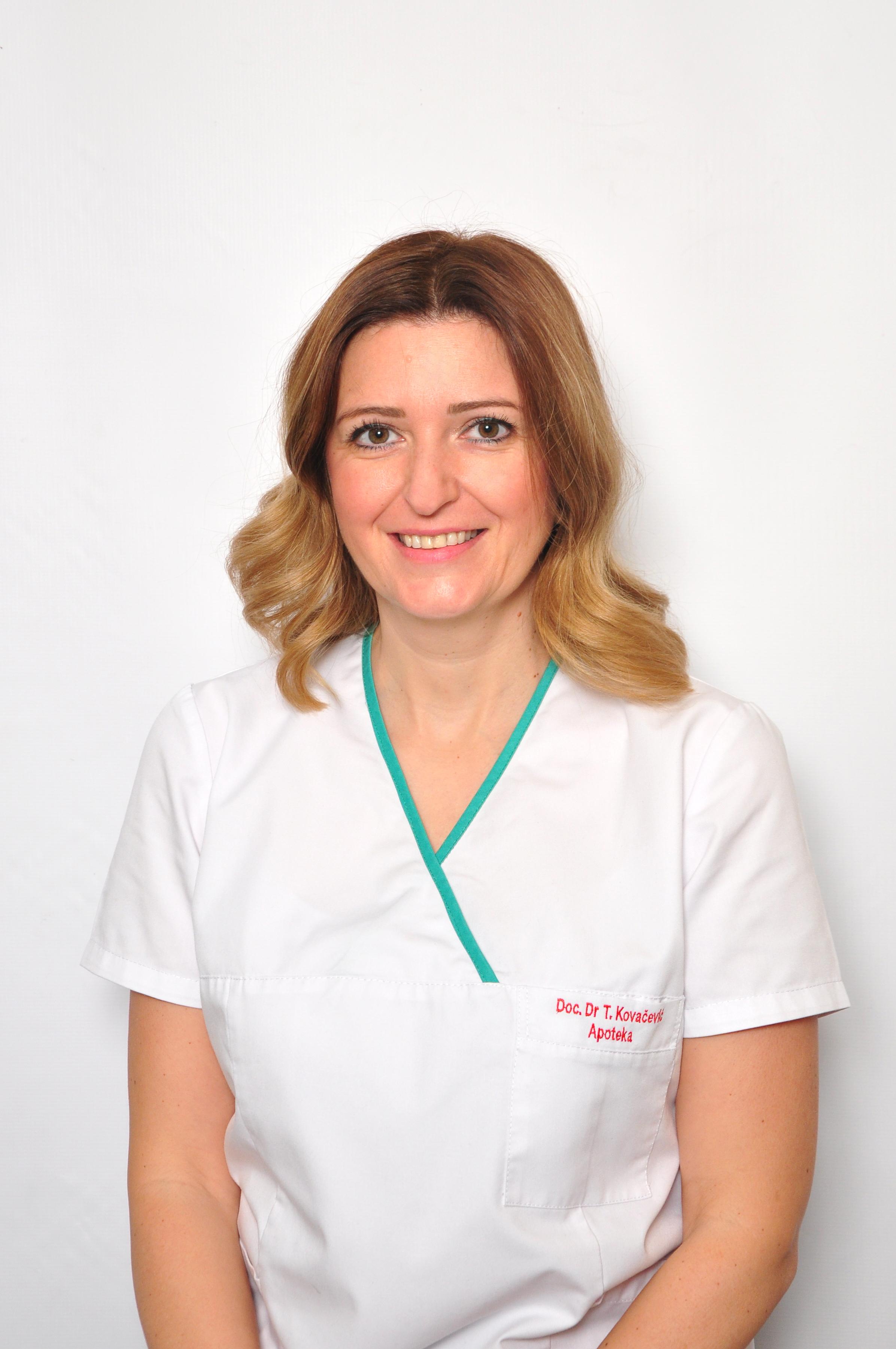 Doc. dr sci. pharm. Tijana Kovačević, primarijus, spec. kliničke farmacije - Avaz