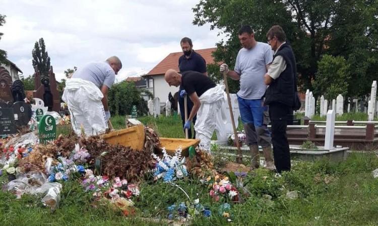 Remains of two victims from the past war exhumed in Bijeljina