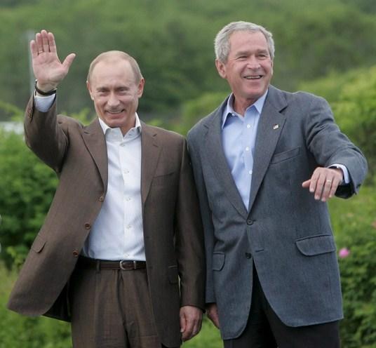 Vladimir Putin i Džordž Buš - Avaz