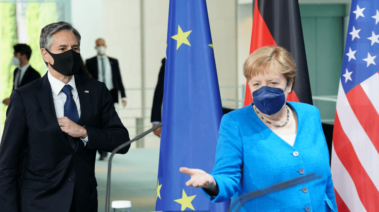 Entoni Blinken i Angela Merkel - Avaz