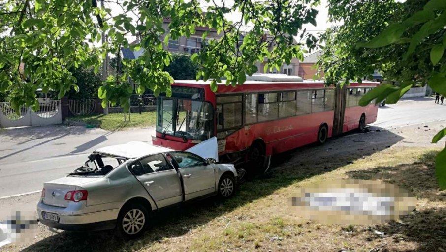 U stravičnom sudaru autobusa i Passata troje poginulo