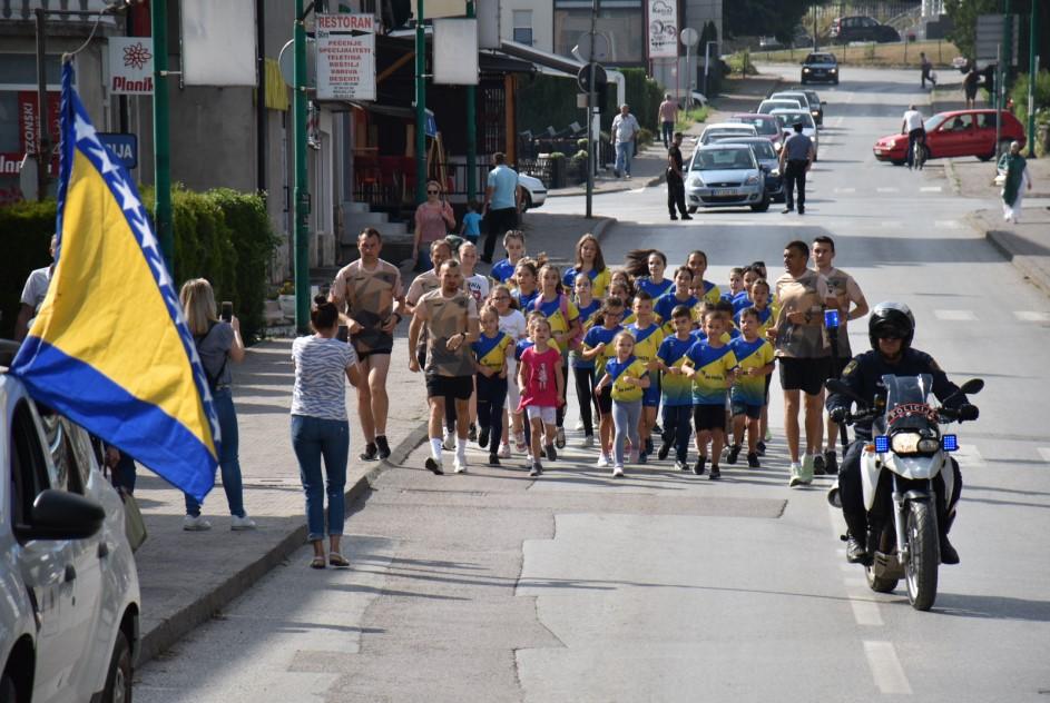 Startao maraton Goražde - Žepa - Srebrenica