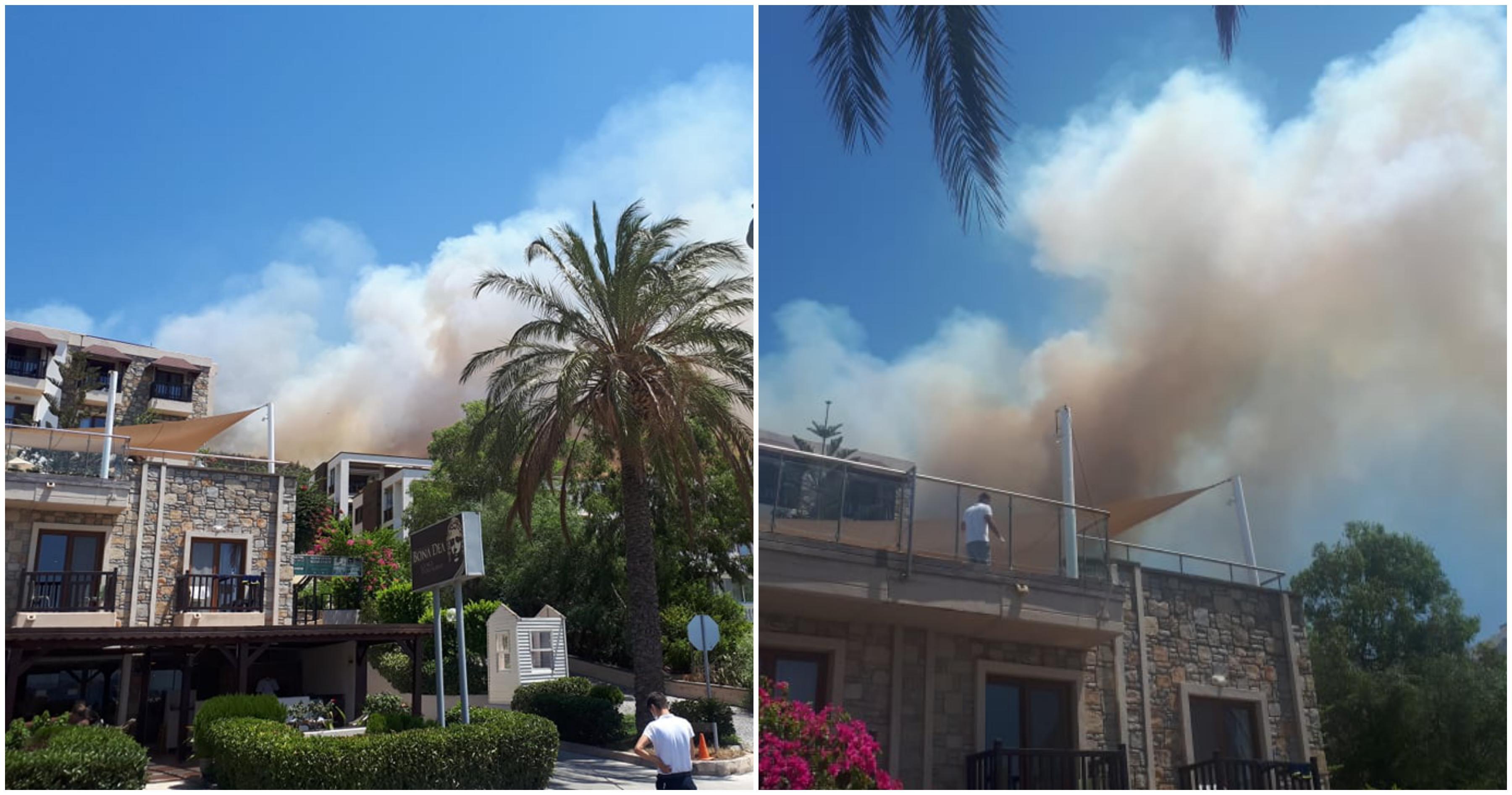 Požar buknuo iznad hotela gdje su smješteni bh. turisti - Avaz