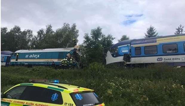 Two killed, dozens hurt in Czech train crash
