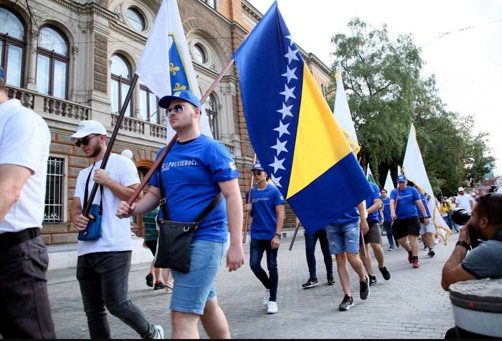 Manifestacija 'Odbrana BiH - Igman 2021.' - Sjećanje na ubijene građane Sarajeva