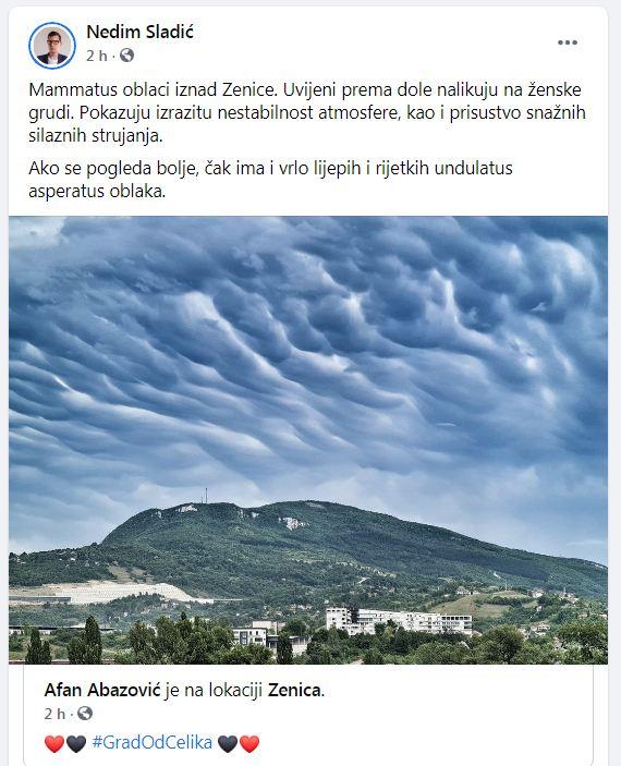 Sladić objavio zanimljiv status na Facebooku - Avaz