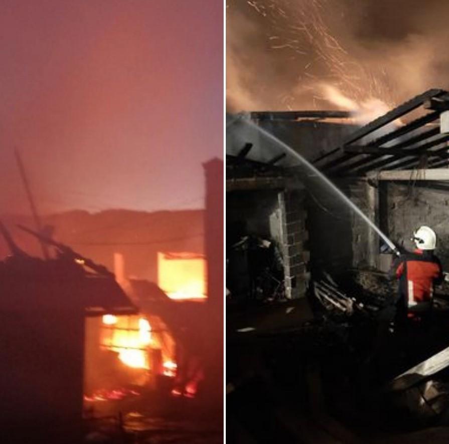 Veliki požar u Vitezu: Izgorjele hale firme "Eko-trstika" te dvije kuće, vatrogasci se izborili sa vatrenom stihijom
