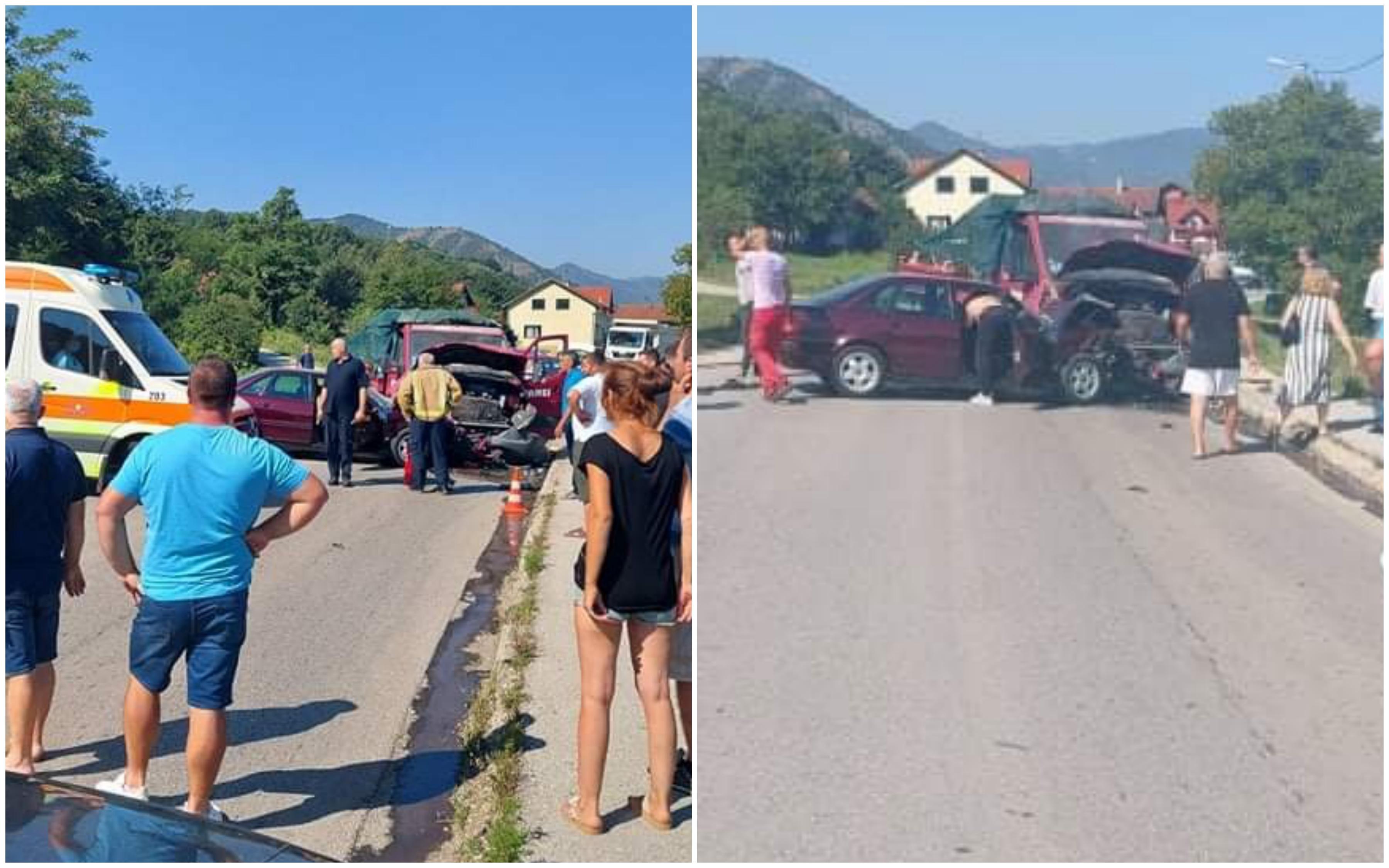 Teška nesreća u mjestu Orahovica: Vozač zadobio povrede opasne po život
