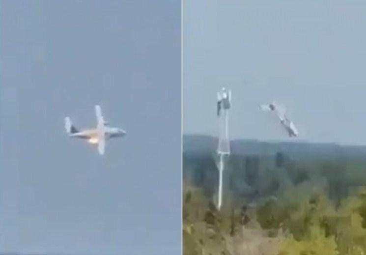 Šokantan snimak pada aviona u Rusiji