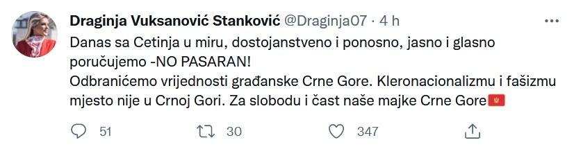 Status Draginje Vuksanović-Stanković - Avaz