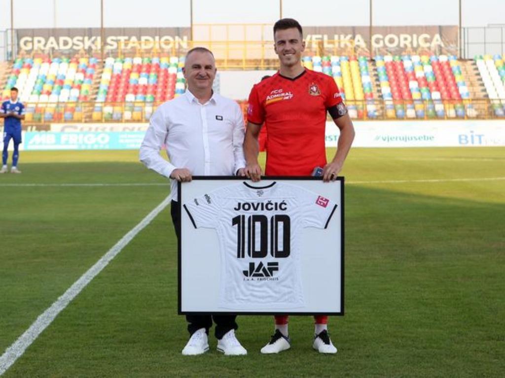 Aleksandar Jovičić odigrao jubilarni meč za Goricu