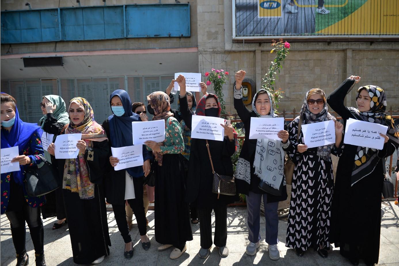 Protest je održan na platou ispred Predsjedničke palače Afganistana - Avaz
