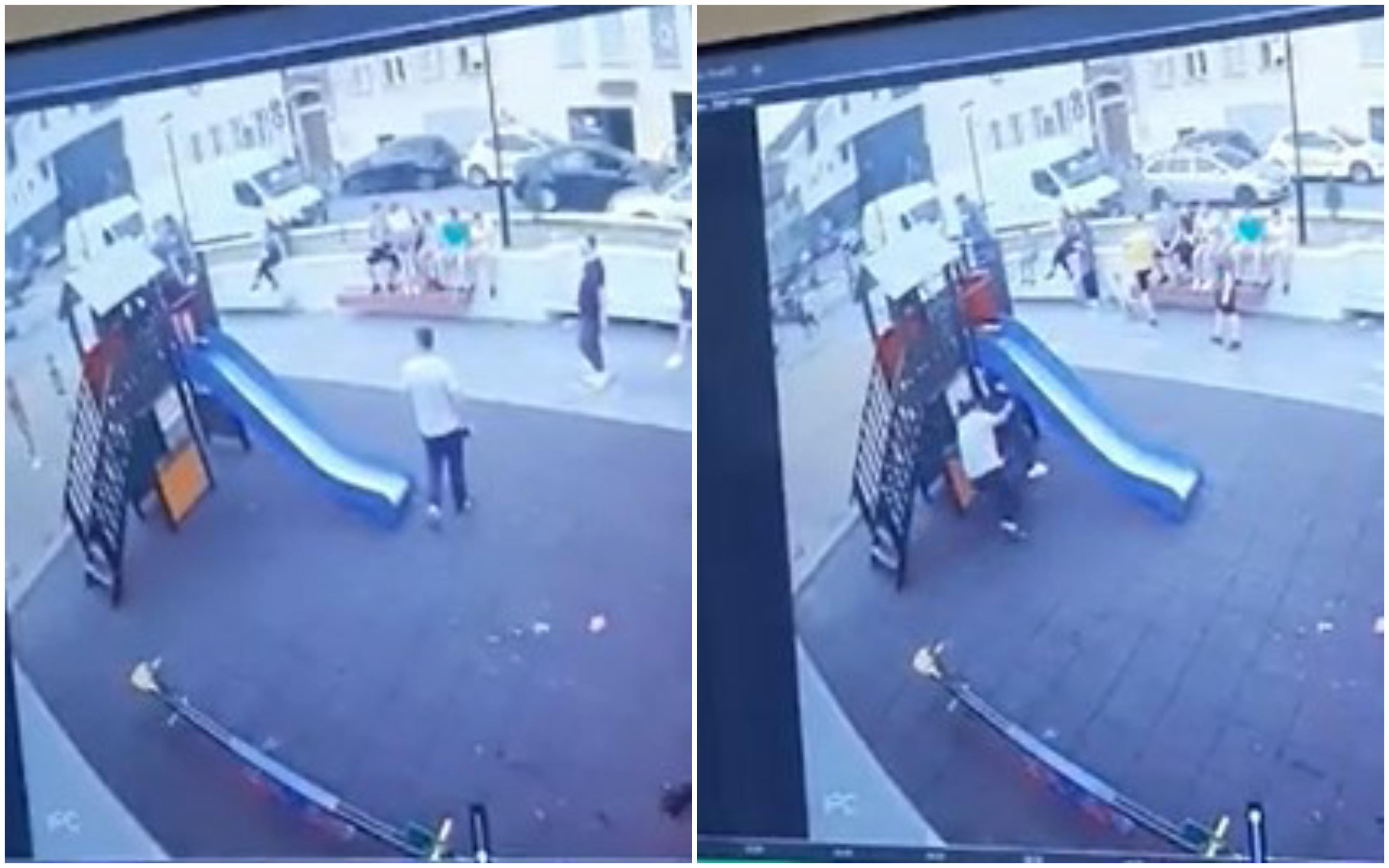 Uznemirujući snimak: Dvojica muškaraca brutalno tuku dječaka na igralištu