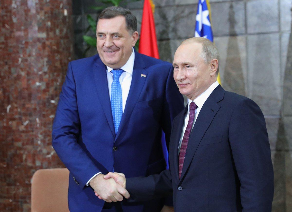 Dodik i Putin: Plan za potiskivanje Amerike i EU sa zapadnog Balkana - Avaz