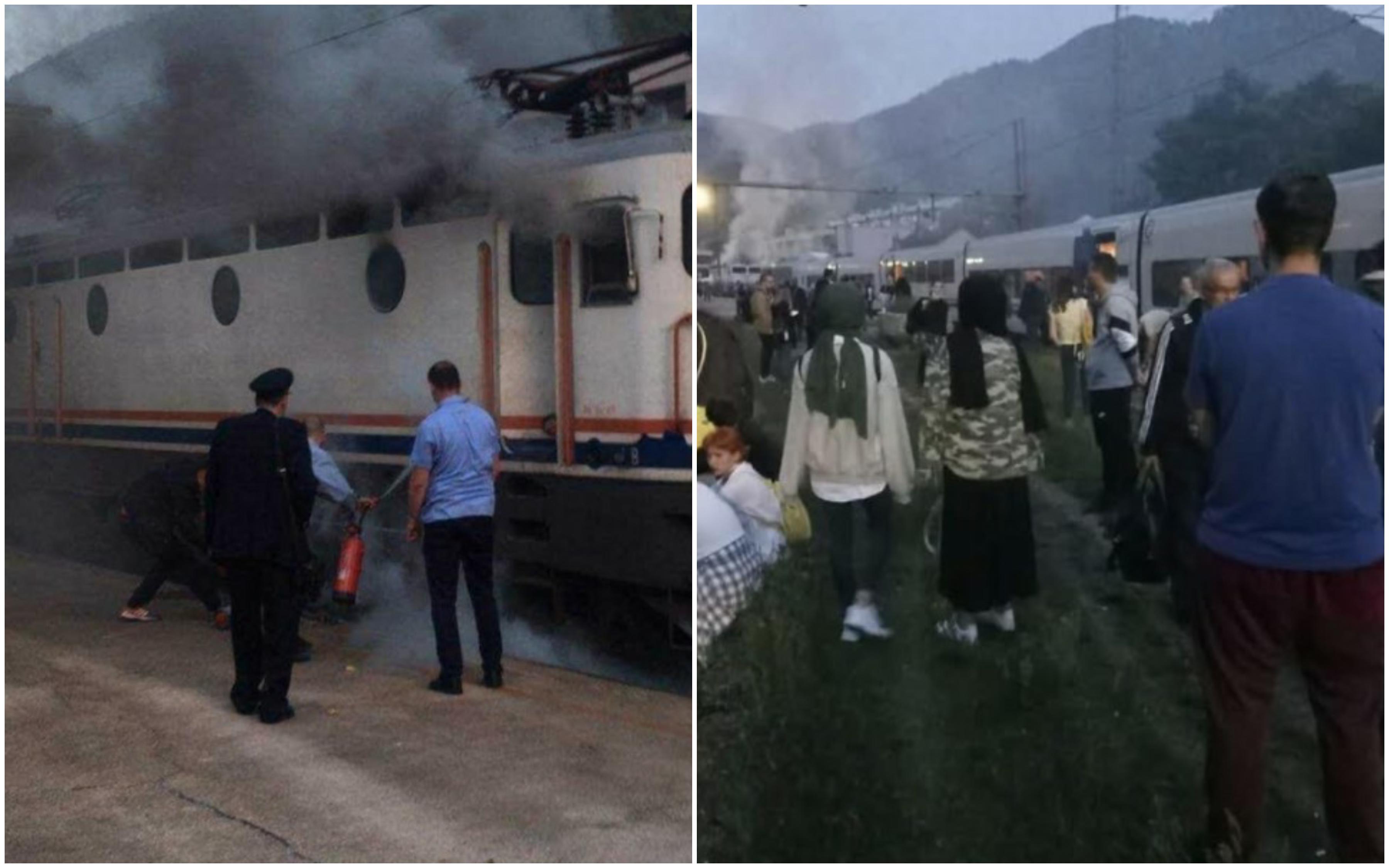 Putnici evakuirani: Nepoznat uzrok požara - Avaz
