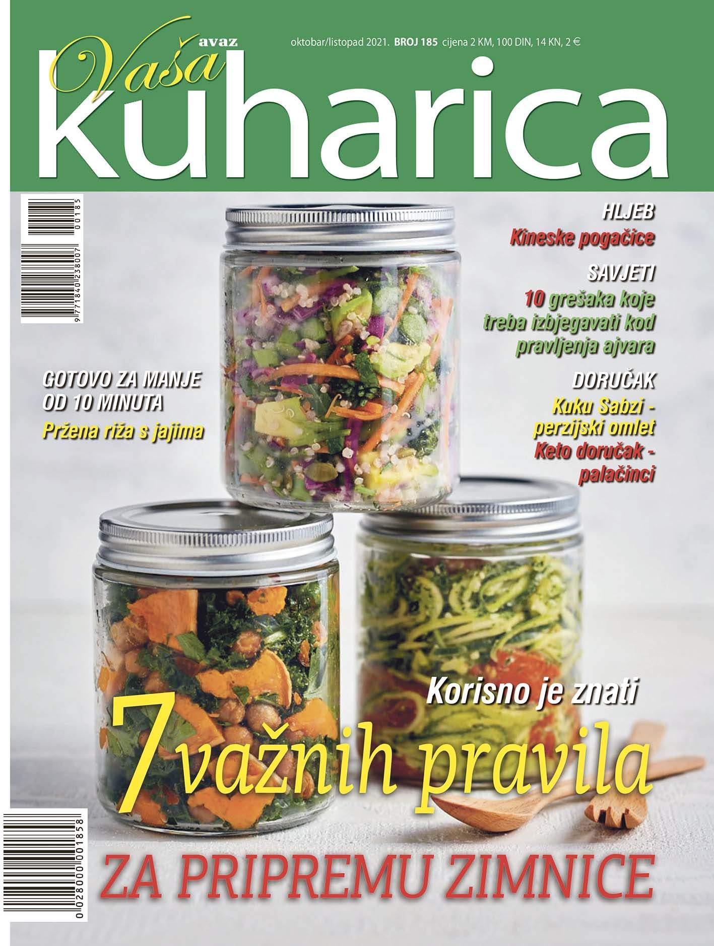 Naslovnica časopisa "Kuharica" - Avaz