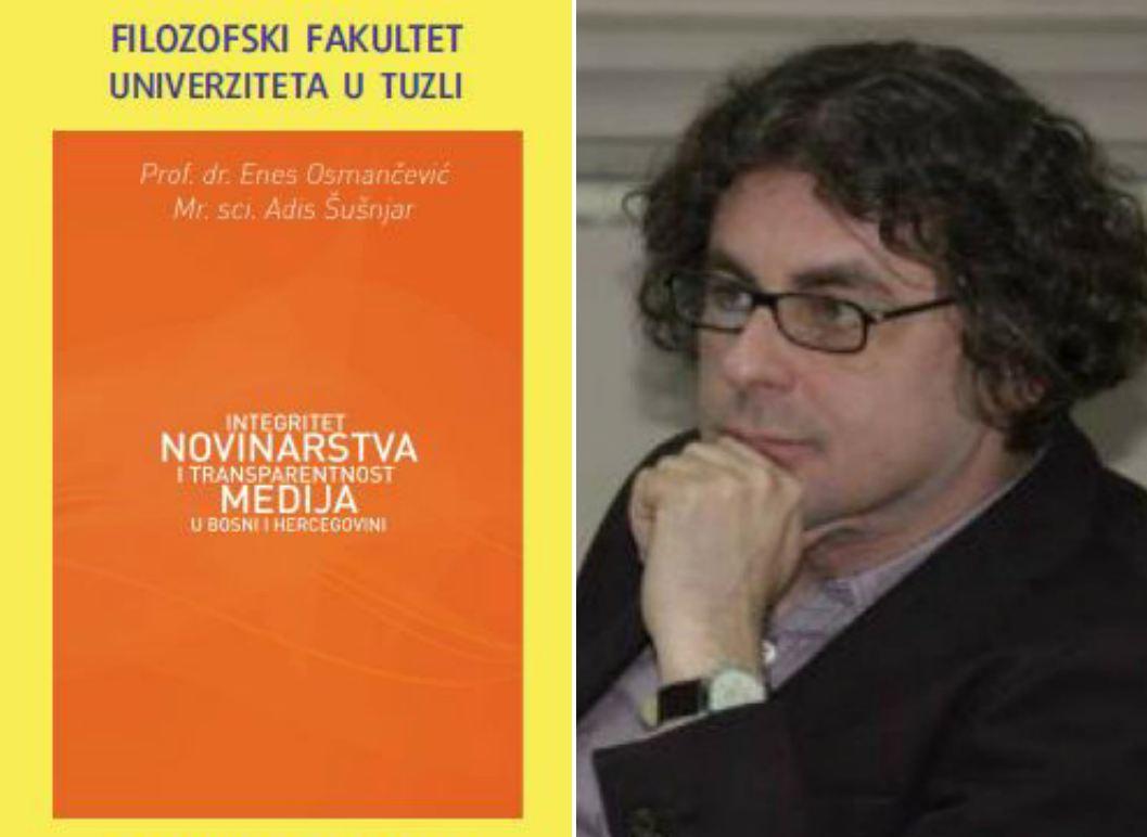 Enes Osmančević u četvrtak promovira knjigu "Integritet novinarstva i transparentnost medija u Bosni i Hercegovini"