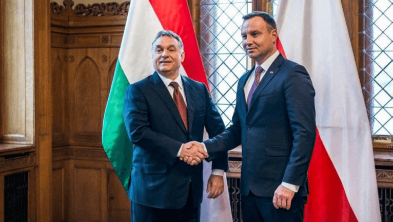 Orban s predsjednikom Poljske Andrzejom Dudom - Avaz