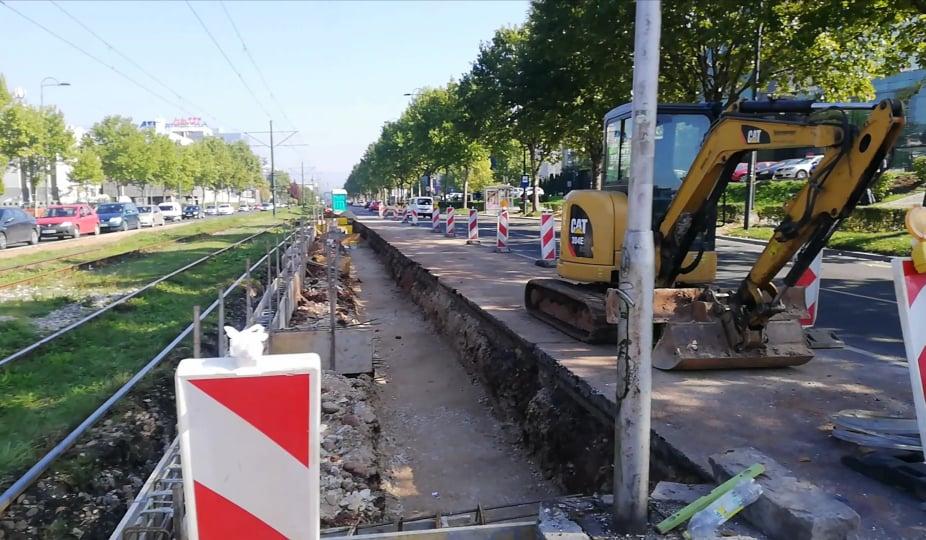 Video / Na gradilištu tramvajske pruge Nedžarići - Ilidža nema nijednog radnika, Šteta zadovoljan urađenim
