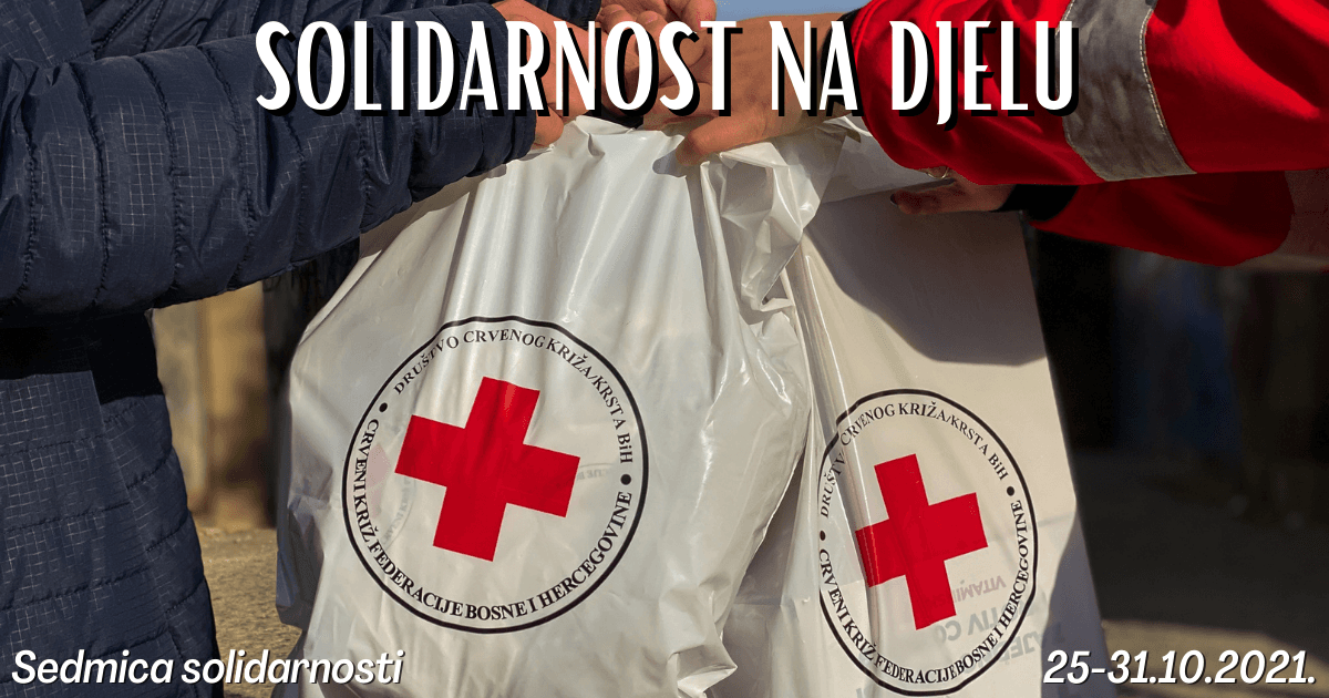 Sedmica solidarnosti Crvenog križa FBiH: Pomozimo našim sugrađanima u potrebi