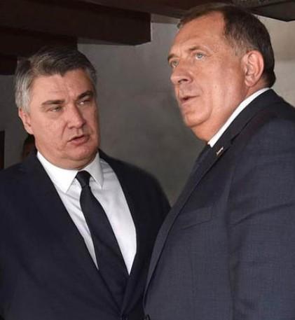 Dodik i Milanović: Iznenadni susret - Avaz