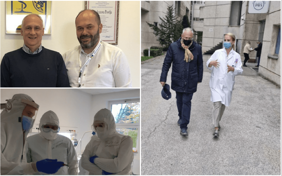 Ministar Vranić posjetio Dom zdravlja KS, Opću bolnicu i KCUS: Podnijeli najveći teret u borbi protiv koronavirusa