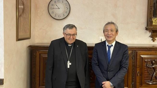 Kardinal Puljić sa japanskim ambasadorom - Avaz
