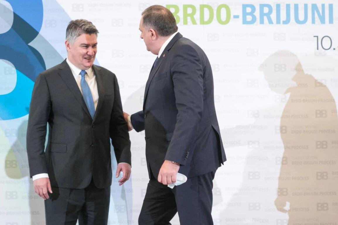 Milanović i Dodik u srdačnom razgovoru - Avaz