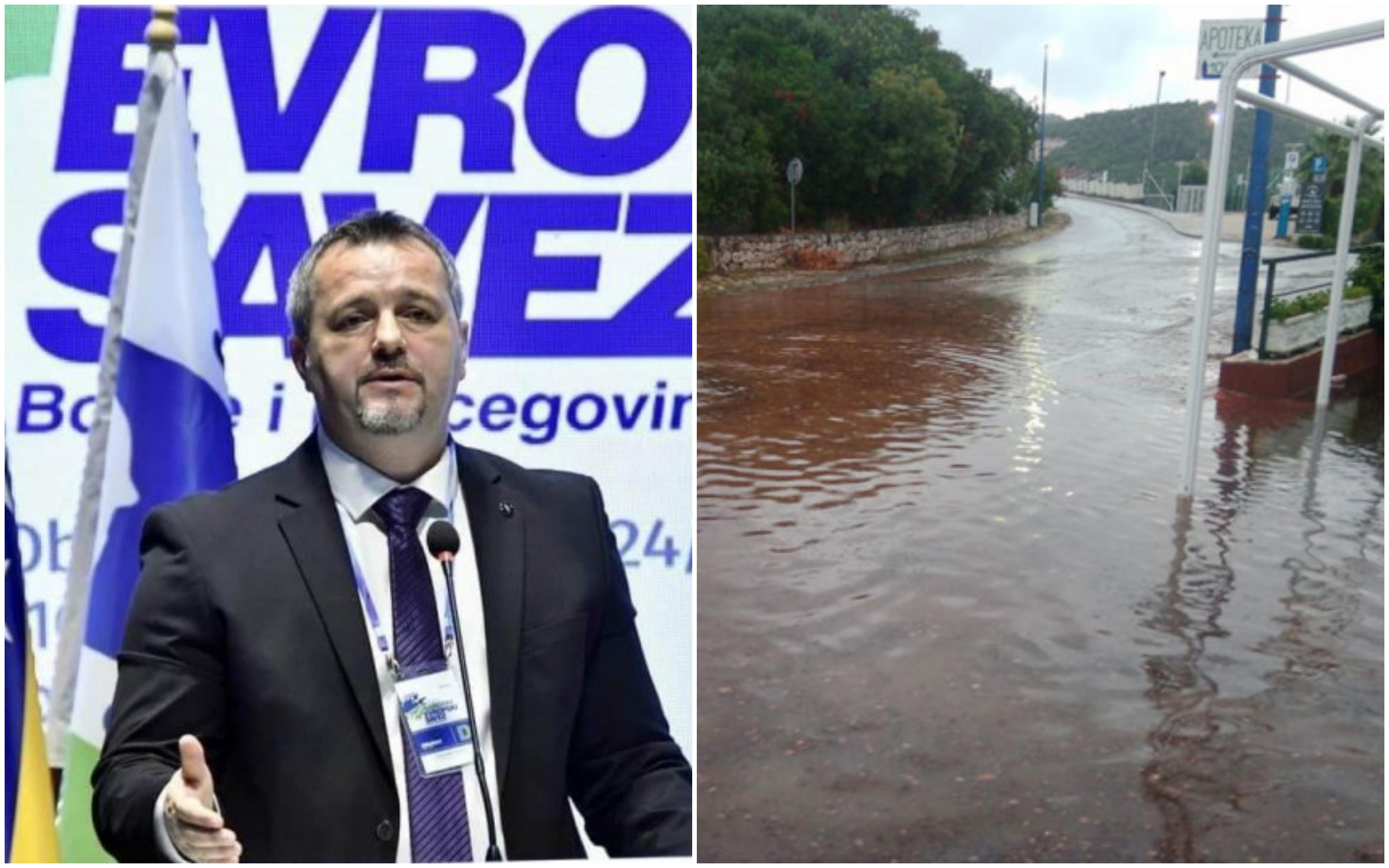 NES BiH: Poplave su ozbiljan problem, a ne poligon za političare