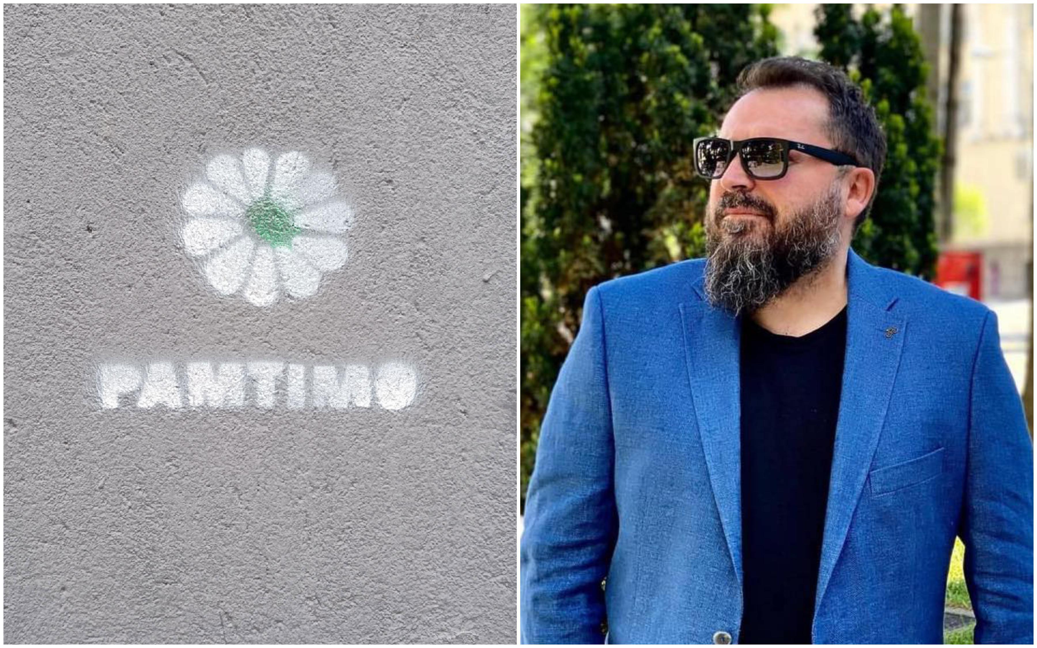 Dragan Bursać komentirao  grafite "Cvijeta Srebrenice" u Beogradu - Avaz