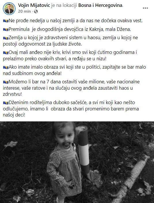 Status Vojina Mijatovića - Avaz