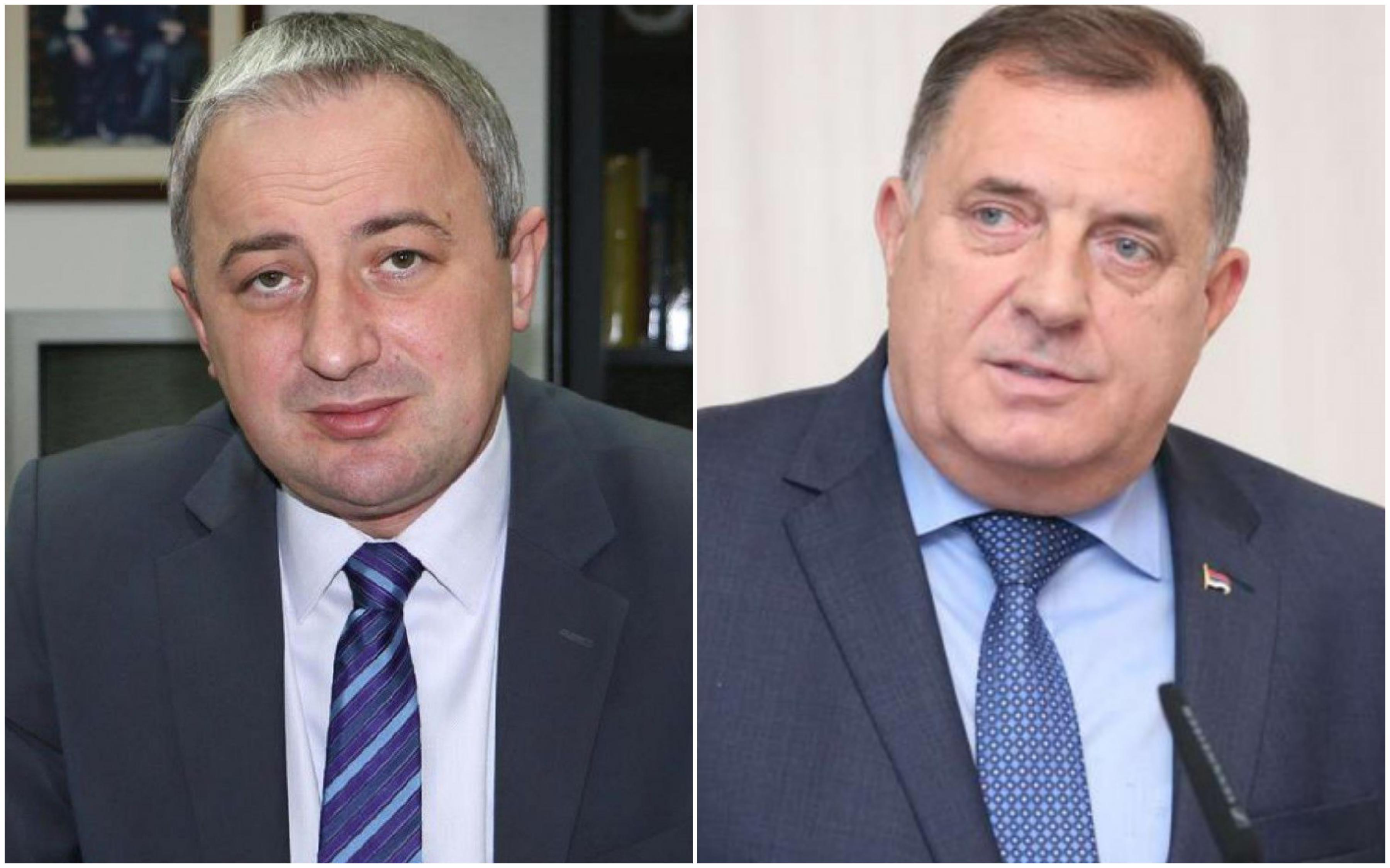 Lider PDP-a Branislav Borenović i Milorad Dodik, član Predsjedništva BiH i lider SNSD-a - Avaz