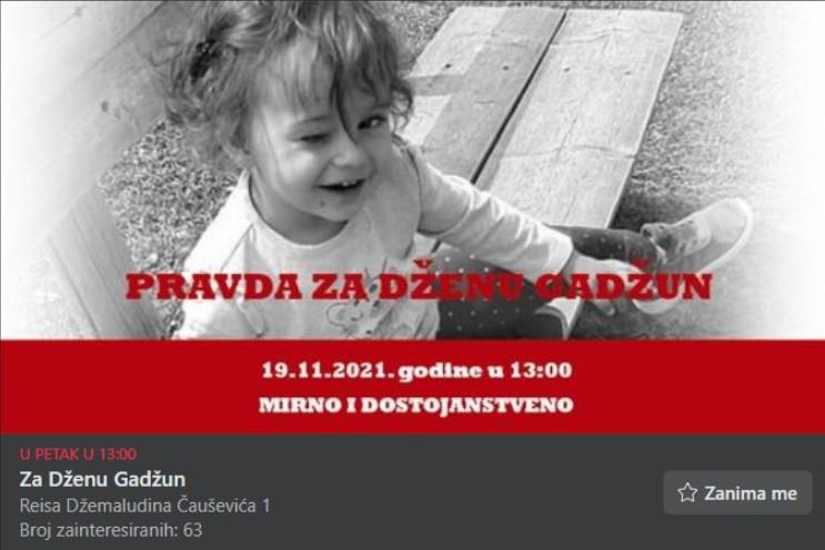 Pravda za Dženana Memića: Roditeljima i porodici djevojčice Džene Gadžun izražavamo saučešće