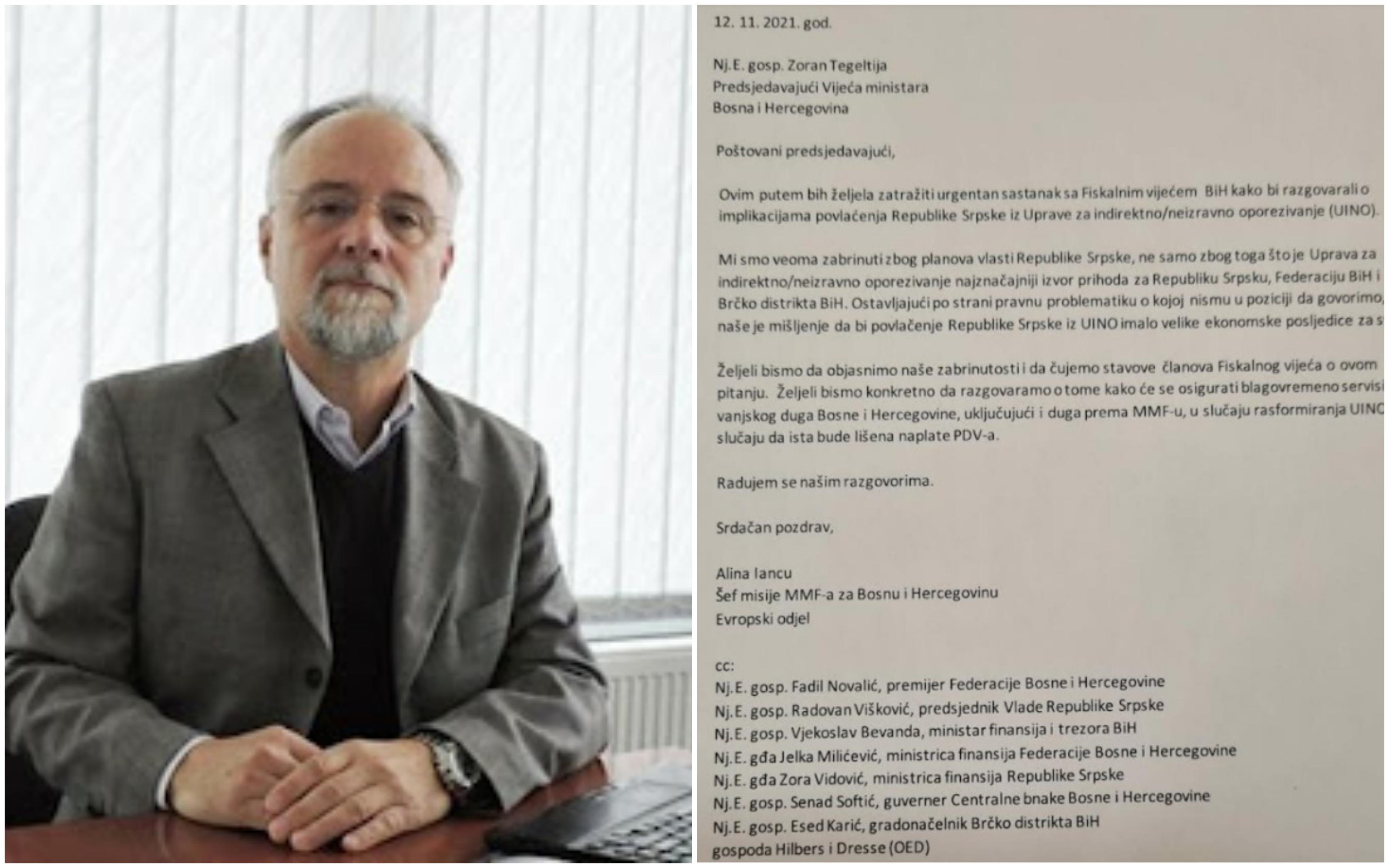 Pavlović reagirao na pismo MMF-a - Avaz