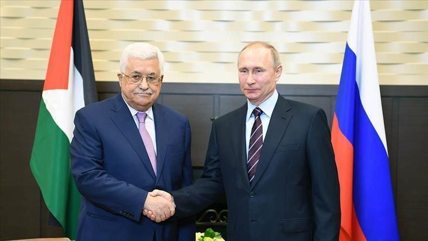 Mahmoud Abbas and Vladimir Putin - Avaz