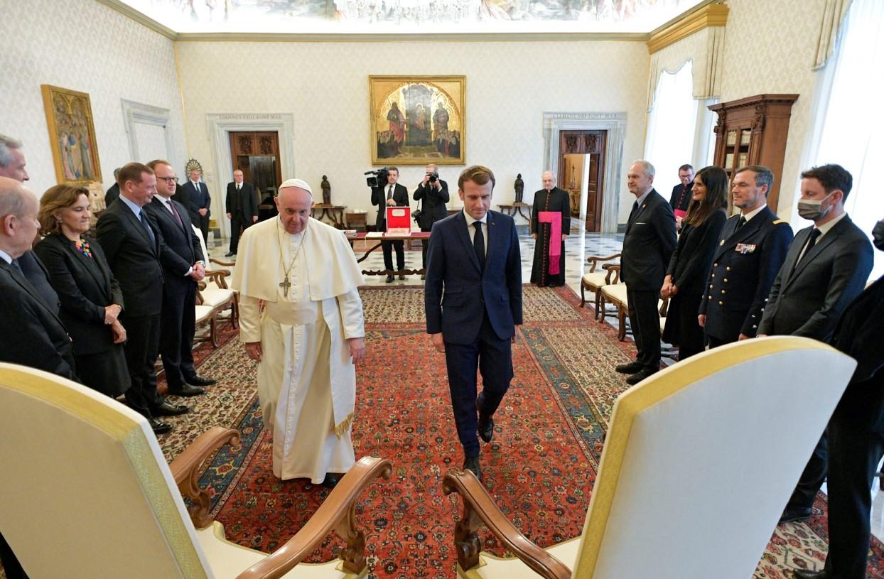 Prilikom susreta u Vatikanu - Avaz