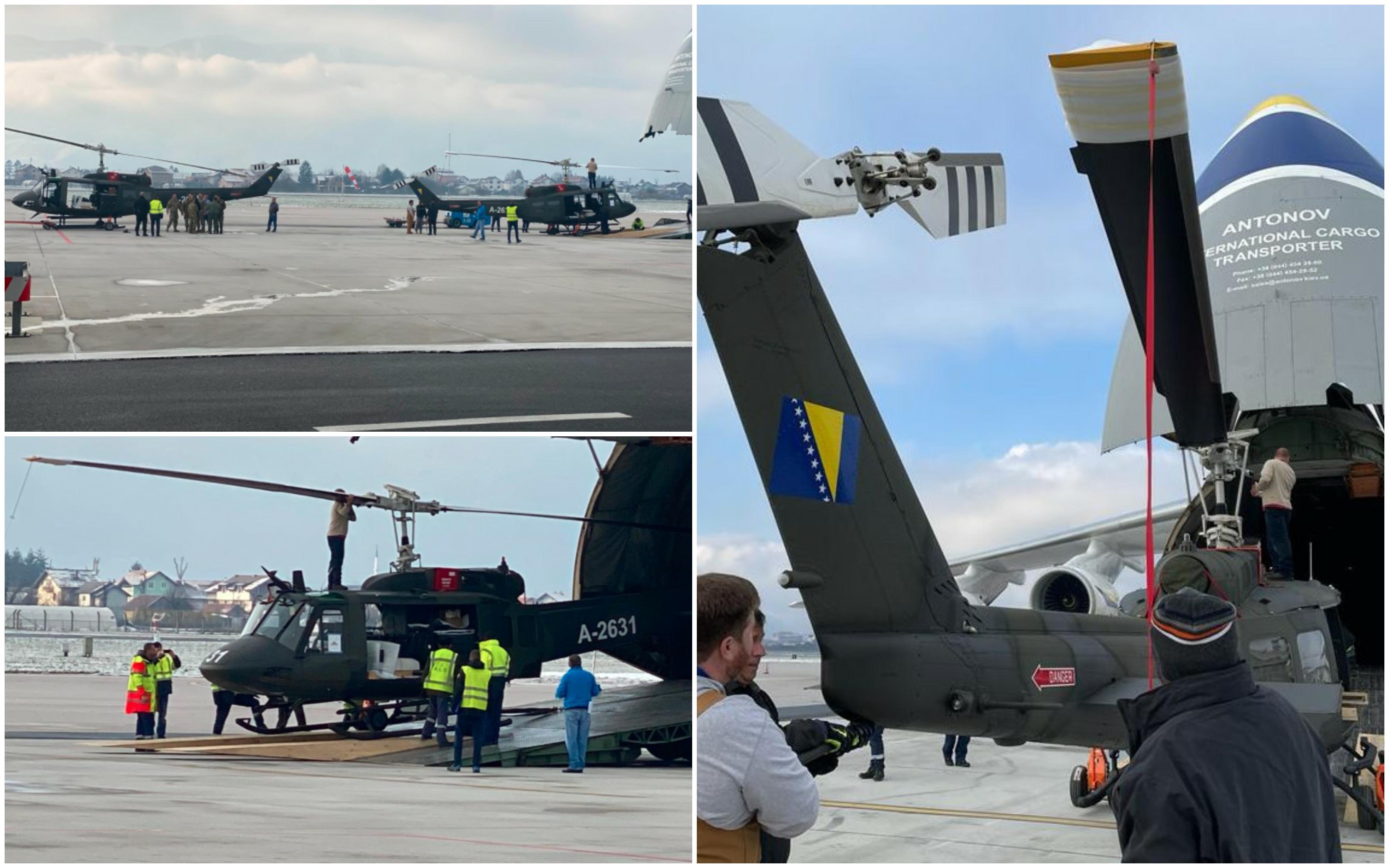Pogledajte nove američke helikoptere koji su stigli za Oružane snage BiH