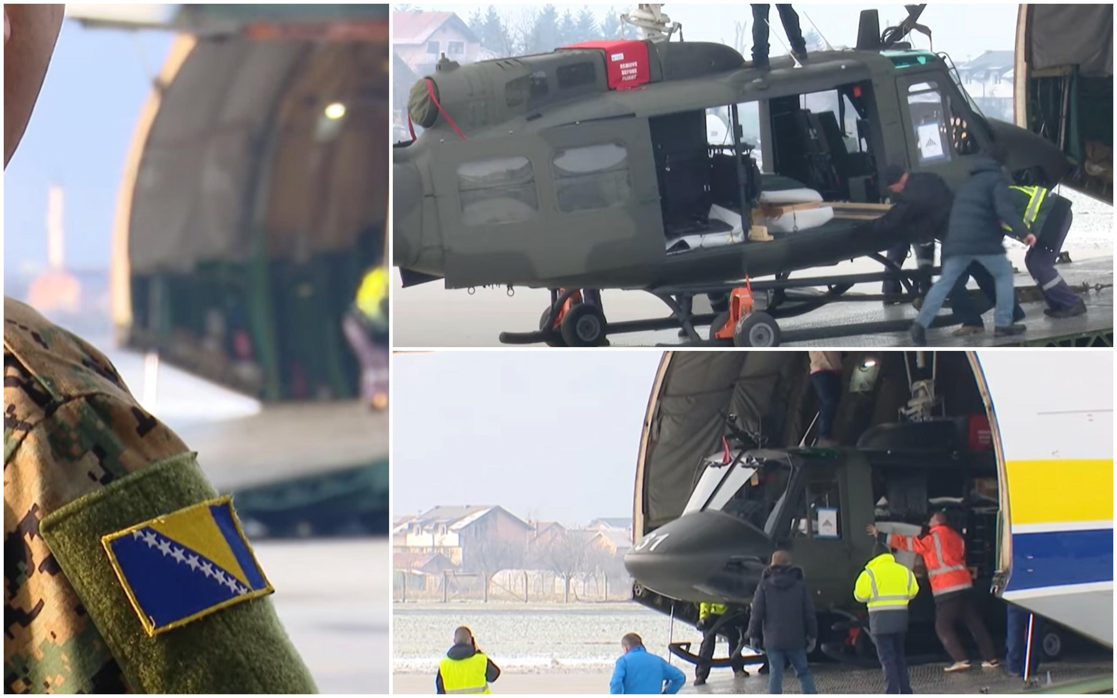 Video / Pogledajte dopremanje američkih helikoptera Oružanim snagama BiH
