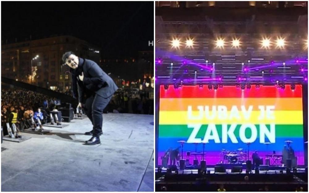Marija Šerifović poslala jasnu poruku podrške LGBT populaciji na koncertu ispred Skupštine Srbije