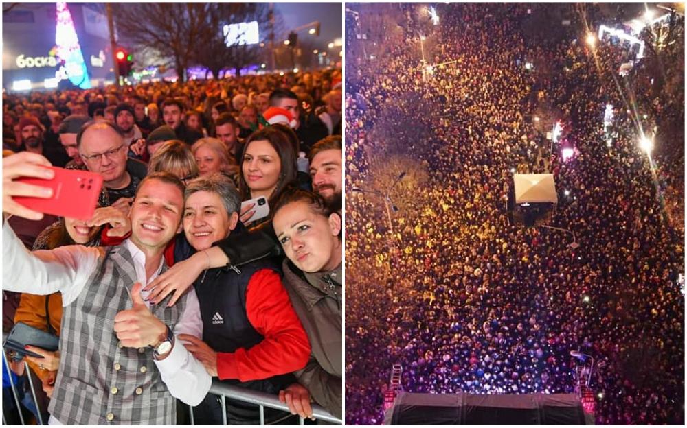Stanivuković je pravio i selfieje sa posjetiteljima na Trgu Krajine - Avaz