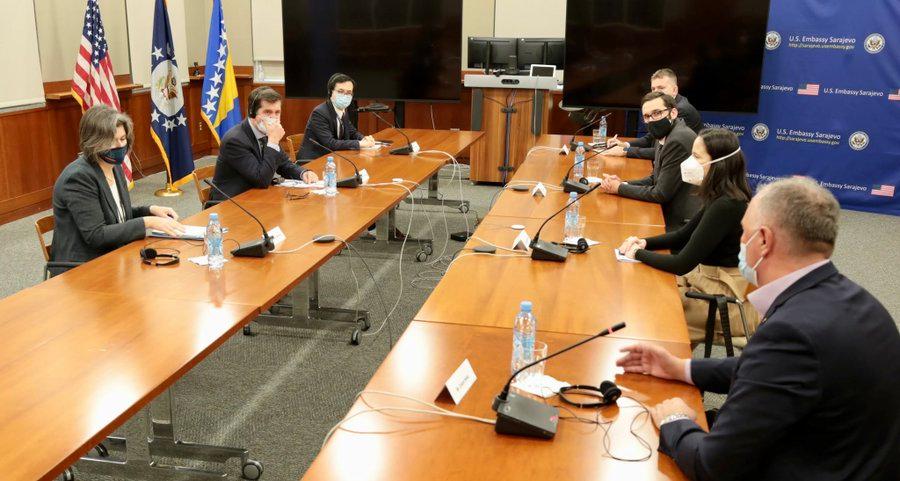 Nelson se sastao sa delegacijom SDP-a: SAD potvrdile da su prijatelj BiH