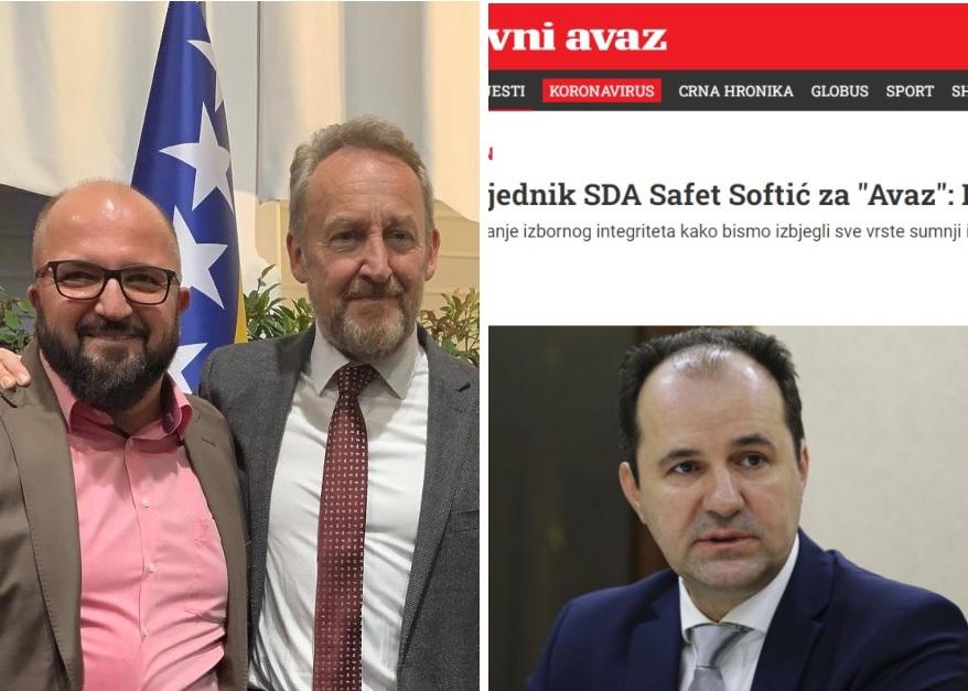 Radikalnim SDA-ovcima zasmetao intervju Safeta Softića u "Avazu"