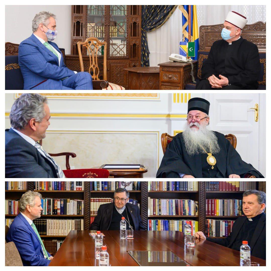 Satler se sastao danas sa vjerskim liderima u BiH