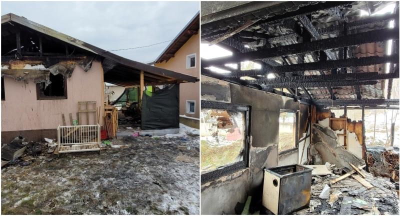 Porodica Abdić iz Rakovice u jutrošnjem požaru ostala bez doma
