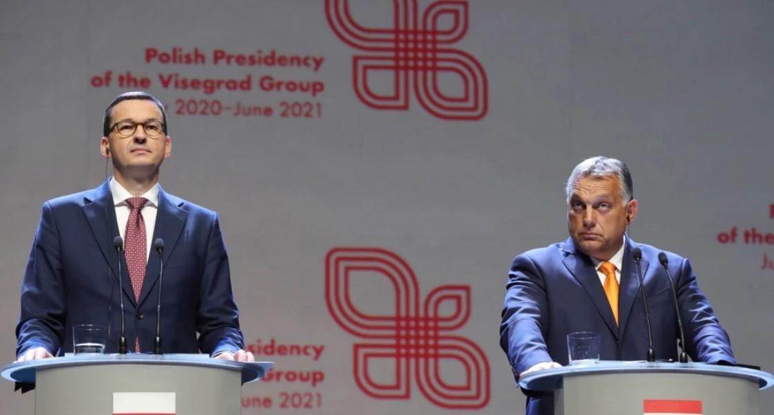 Poljski premijer Mateuš Moravjecki i mađarski premijer Viktor Orban - Avaz
