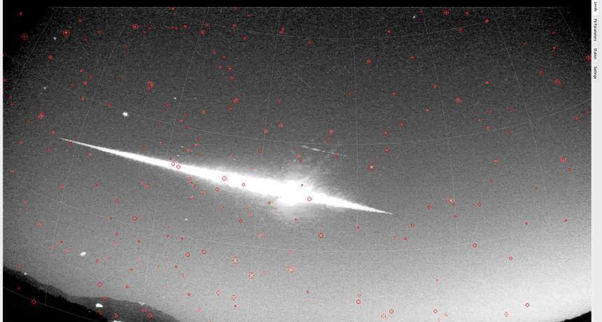 Meteor viđen sjeverozapadno od Zadra