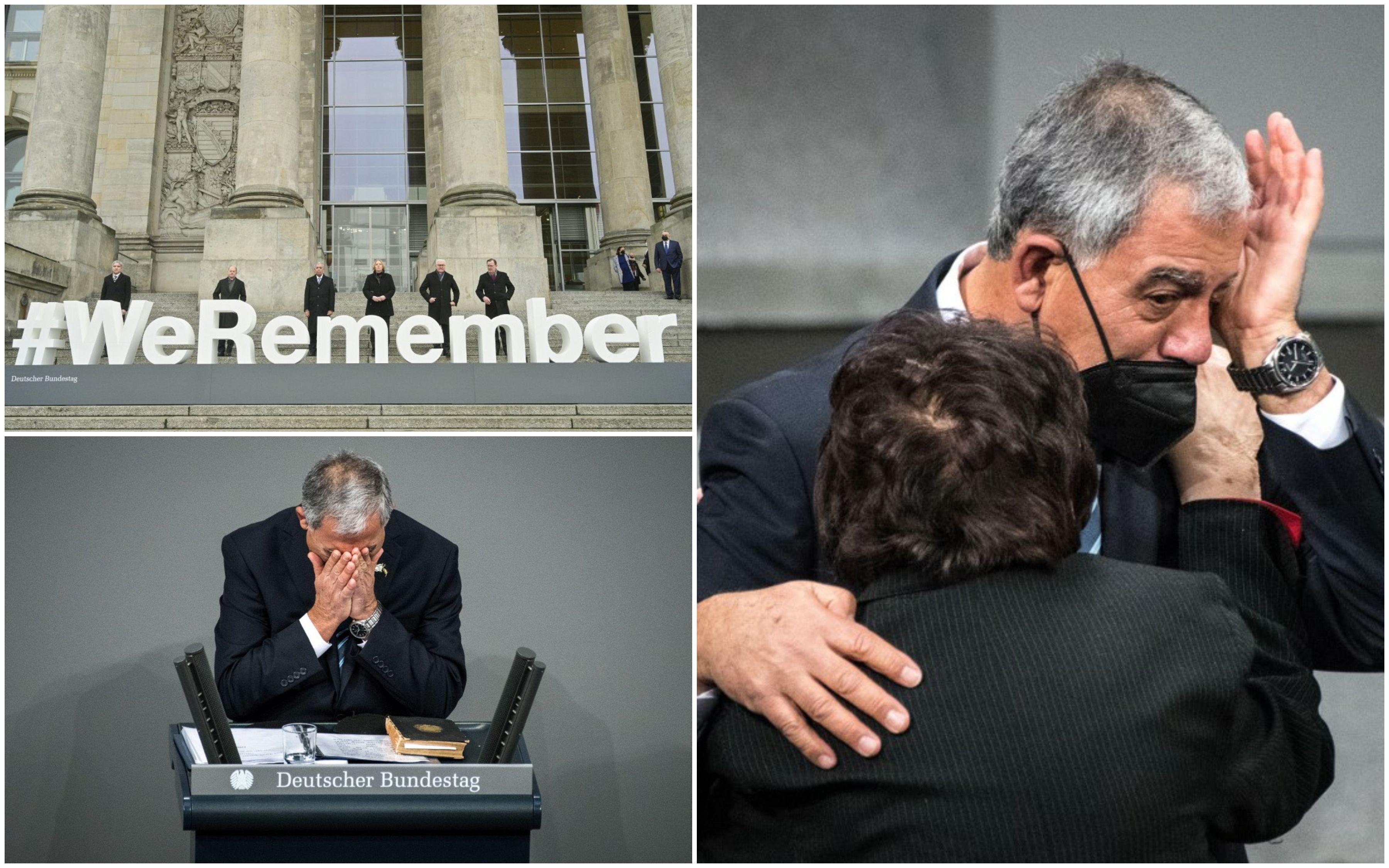 Suze u Bundestagu tokom odavanja počasti žrtvama holokausta - Avaz