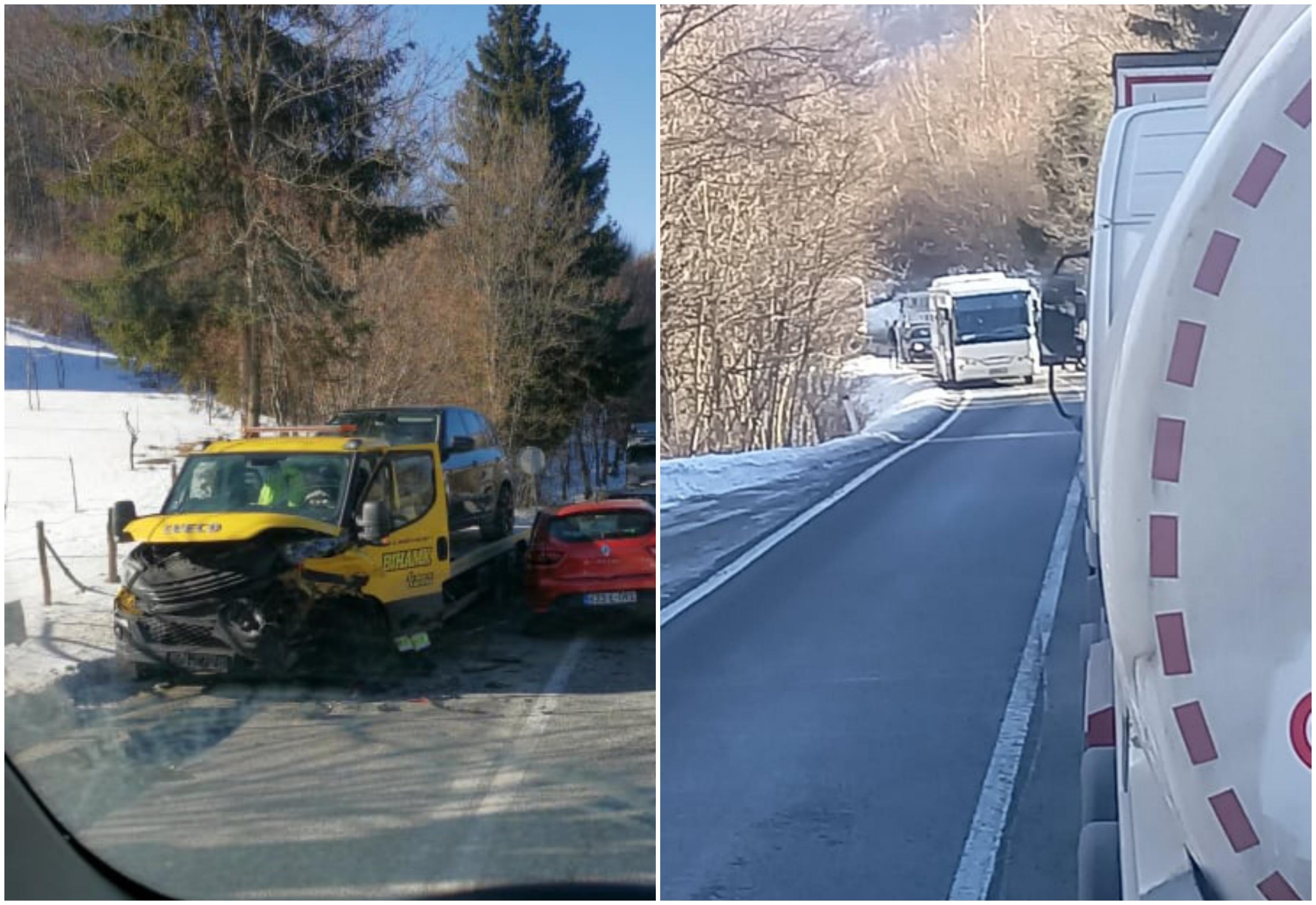 Udes na Bradini: Kamion vučne službe pod teretom se sudario s drugim automobilom