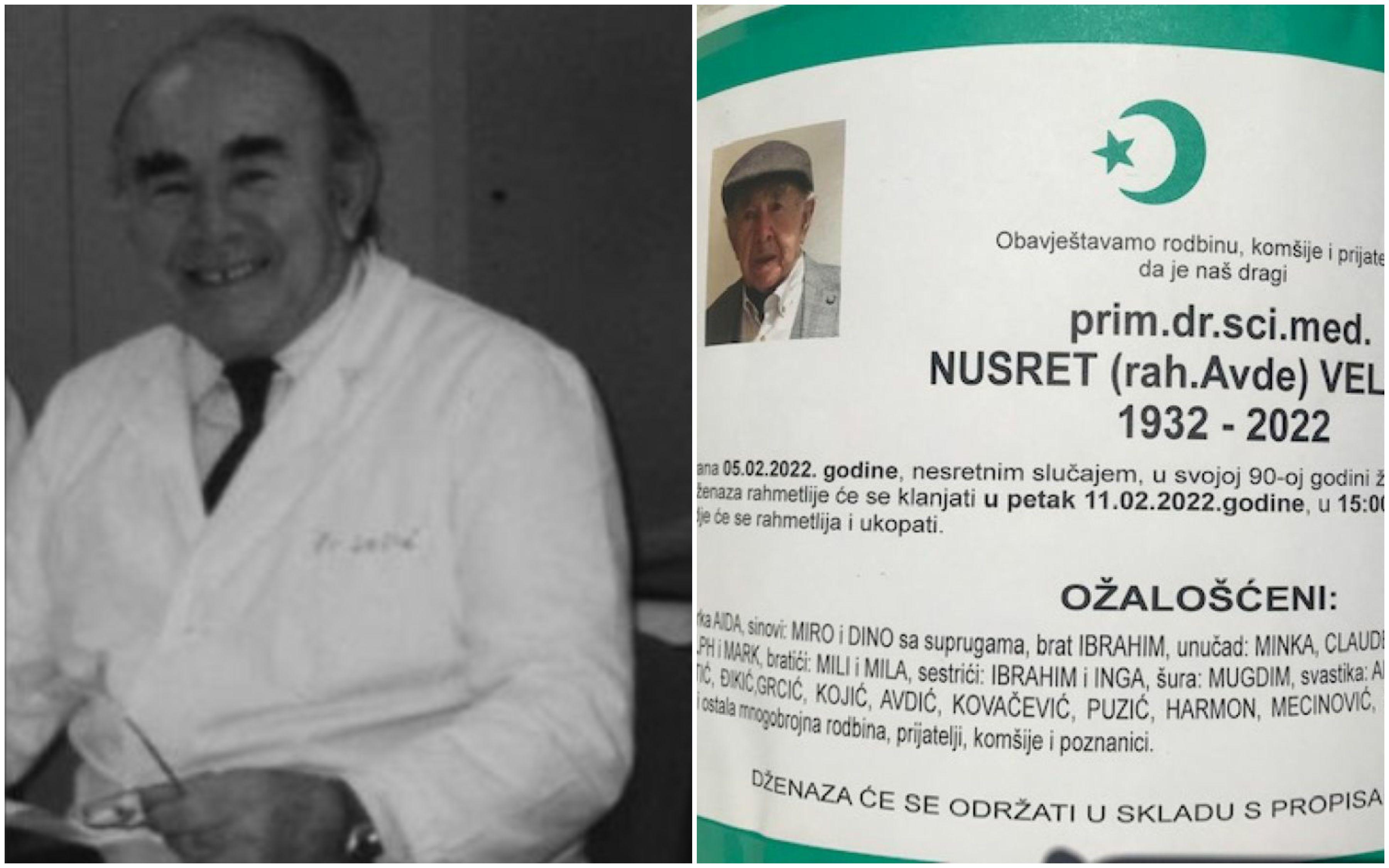 Preminuo ugledni mostarski ginekolog Nusret Velić